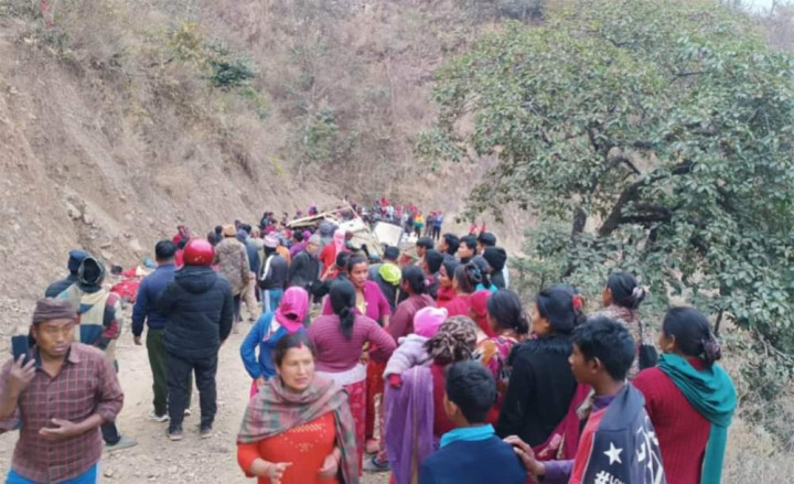 पाल्पामा जिप दुर्घटना  ७ जनाको मृत्यु, ८ घाइते