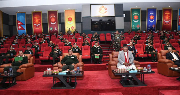 नेपाली सेनाका जनरलहरुको सम्मेलन जारी