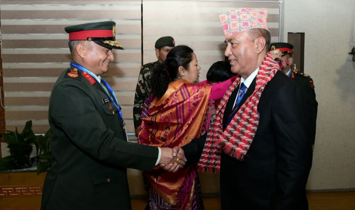 प्रधान सेनापति सिग्देल भारत प्रस्थान, बलाध्यक्ष रथी केसीले गरे बिदाई