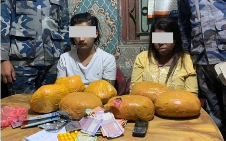 सिनामंगलबाट  दुई जना लागुऔषधसहित पक्राउ