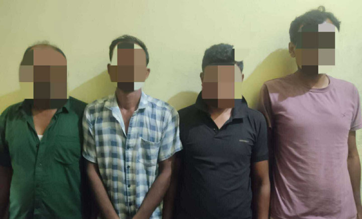 लागुऔषधसहित पर्साबाट चार जना पक्राउ