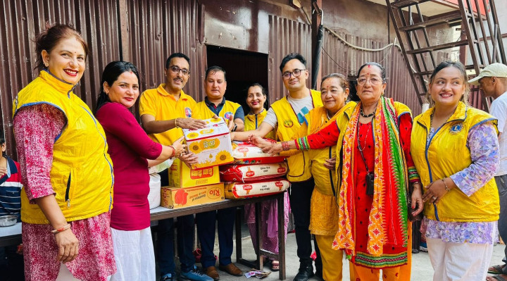 लायन्स क्लब टि कपनका पूर्व अध्यक्ष सुरेन्द्र दियालीको जन्मोत्सव रिमा सेवा घरमा