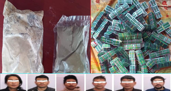 लागूऔषध कारोबारमा संलग्न छ जना पक्राउ