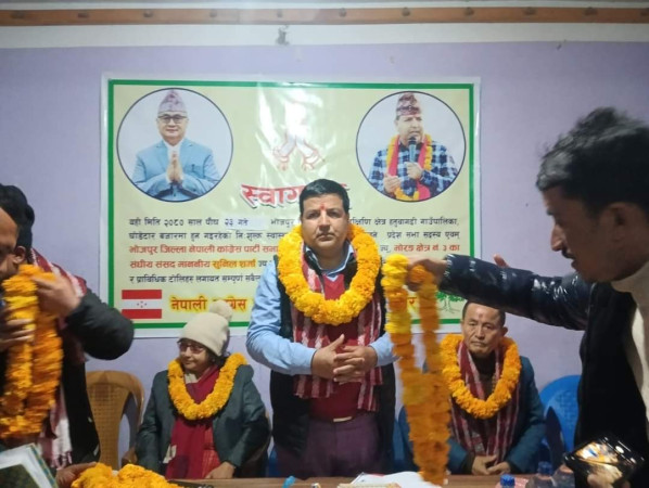 सांसद डा. शर्माद्वारा भोजपुरको दुई गाउँपालिकामा निःशुल्क स्वास्थ्य शिविर