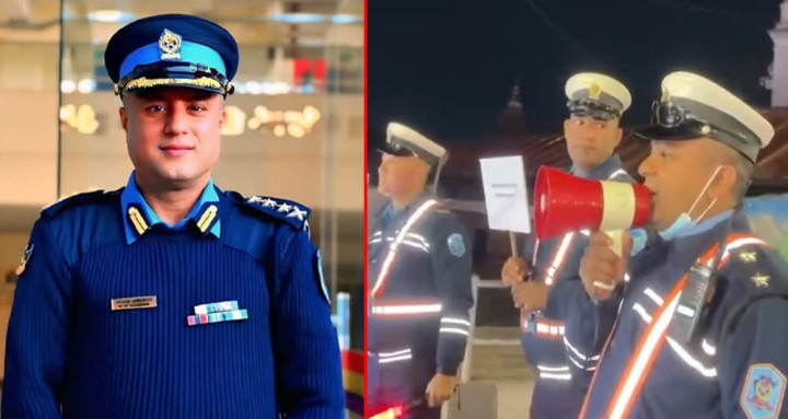 रात्रीकालीन सडक दुर्घटना न्यूनीकरणका लागि उपत्यकामा ट्राफिक सचेतना अभियान