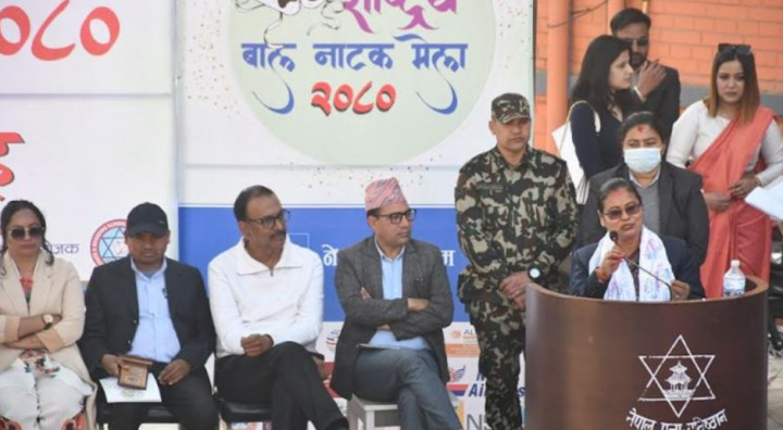 ‘भागु’ राष्ट्रिय बाल नाटक मेलाकाे सर्वाेत्कृष्ट नाटक घाेषित