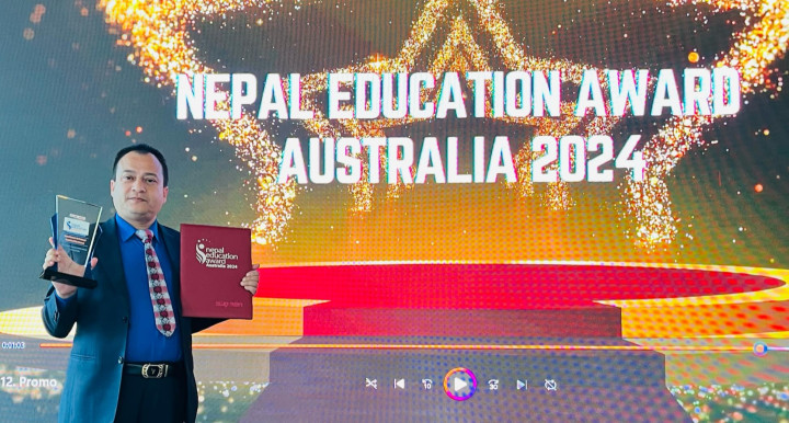अन्तर्राष्ट्रिय छवि फैलाउँदै ईन्टरनेशनल जोसेफ पब्लिक स्कुल,अन्तर्राष्ट्रिय स्कुल लिडरशिप अवार्ड २०२४ अष्ट्रेलिया बाट सम्मानित