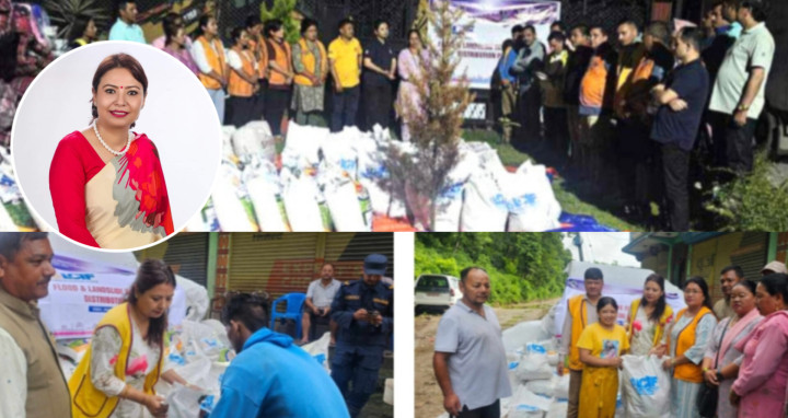 गभर्नर मिलन थापाको नेतृत्वमा गोरखा र बागलुङका बाढी पहिरोपिडितलाई लायन्स क्लबको सहयोग